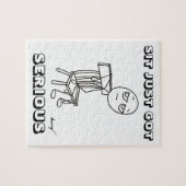 SIT HEEFT ALLEEN ERNSTIGE puzzel Legpuzzel (Horizontaal)