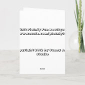 SIT HEEFT SERIEUS WENSKAART KAART (Achterkant)