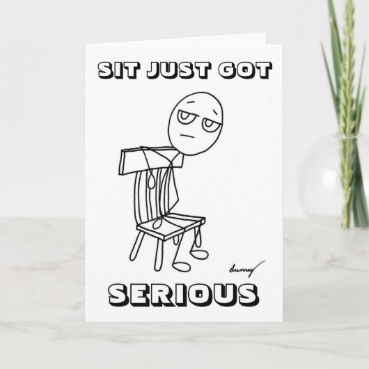 SIT HEEFT SERIEUS WENSKAART KAART (Voorkant)