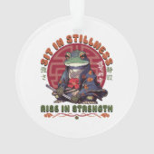 Sit in Stillness Ornament (achterkant)