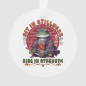 Sit in Stillness Ornament (voorkant)