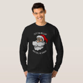 Sit on my lap and call me daddy with Santa's smili T-shirt (Voorkant volledig)