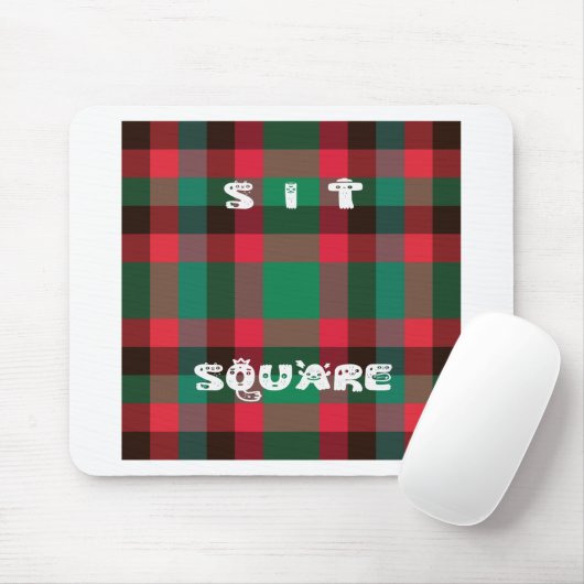 Sit Square Muismat (Met muis)