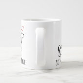 Sit-Stay-Love Basset Hound Grote Koffiekop (Achterkant)