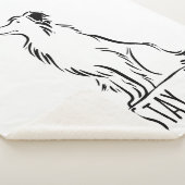 Sit-Stay-Love Border Collie Sherpa Deken (3/4)