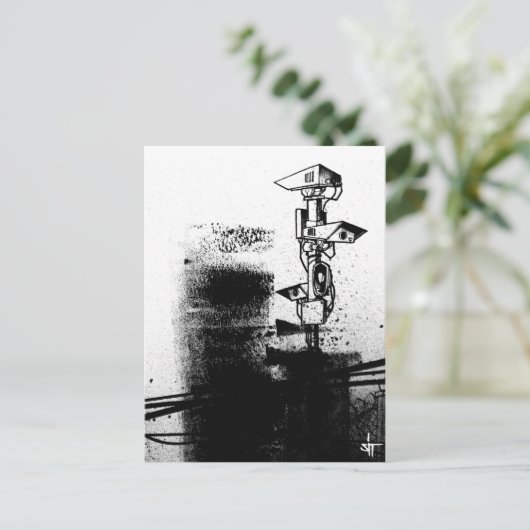 SIT "Surveillance" Briefkaart (Staand voorkant)