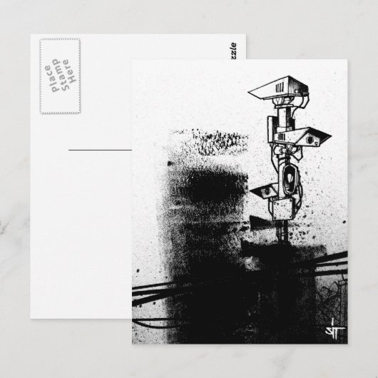 SIT "Surveillance" Briefkaart (Voorkant / Achterkant)