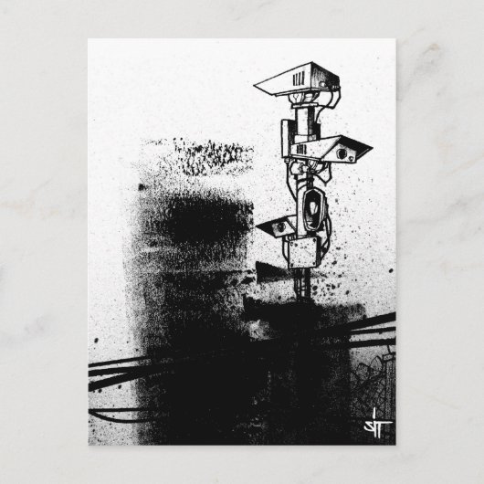 SIT "Surveillance" Briefkaart (Voorkant)