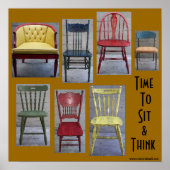 Sit & Think Poster (Voorkant)