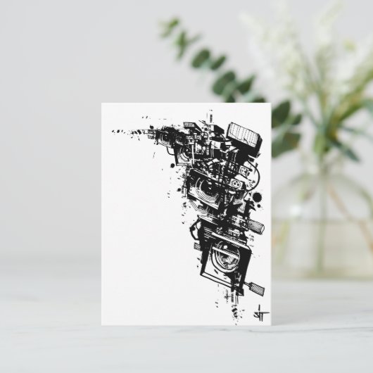 SIT "Unwired 7" Briefkaart (Staand voorkant)