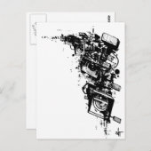 SIT "Unwired 7" Briefkaart (Voorkant / Achterkant)