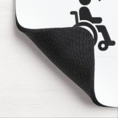 Sit Walk Instive Animals Rolstoelhond Humor Muismat (Hoek)
