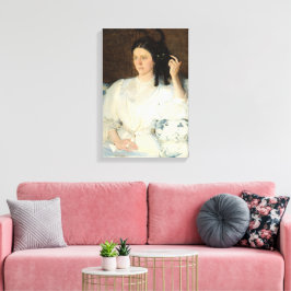 Sita en Sarita | Cecilia Beaux | Canvas Afdruk