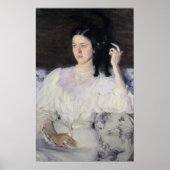 Sita en Sarita of Young Girl met een Kat Poster (Voorkant)