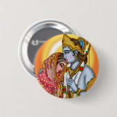 Sita Ram-knop Ronde Button 5,7 Cm (Voorkant /achterkant)