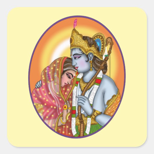 Sita Ram Stickers (Voorkant)