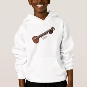 Sitar cartoon illustratie
