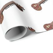 Sitar cartoon illustratie cadeaupapier (Rol Hoek)