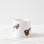Sitar cartoon illustratie espresso kop (Voorkant)