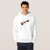 Sitar cartoon illustratie hoodie (Voorkant volledig)