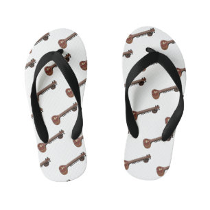 Sitar cartoon illustratie kinder teenslippers