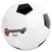 Sitar cartoon illustratie voetbal (Drie kwart)