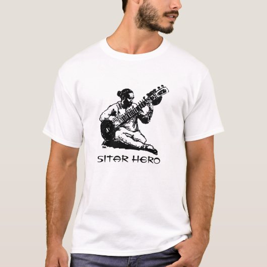 Sitar Hero T-shirt (Voorkant)