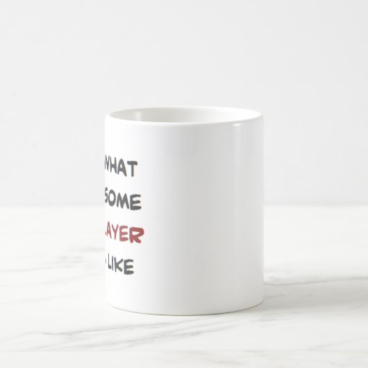 sitar player, geweldige koffiemok (Center)