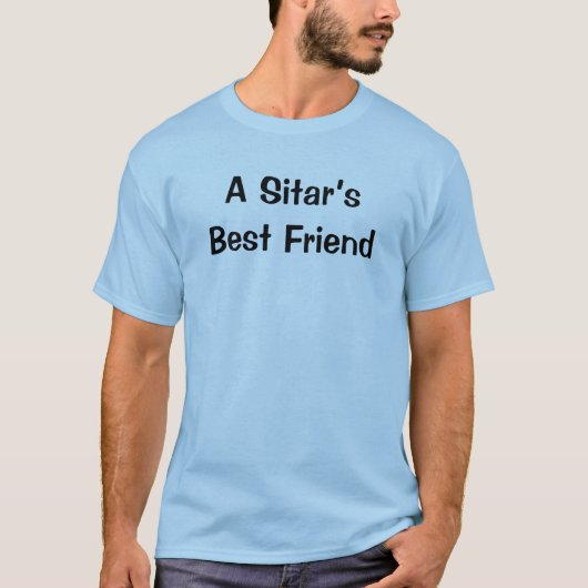 Sitar's beste muziekinstrument voor vrienden t-shirt (Voorkant)