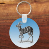 Sitatunga of Marshbuck Sleutelhanger (Voorkant)