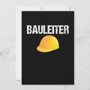 Site Manager Construction Supervisor Engineer Gift Kaart