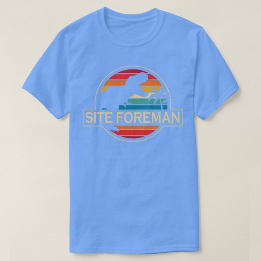 Site voorman dinosaurus t-shirt (Design voorkant)