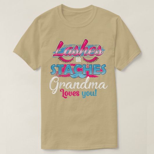 Sites of Lashes Grandma houdt van je beste geslach T-shirt (Design voorkant)