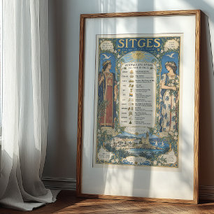 Sites Spanje Evenementenkalender Poster