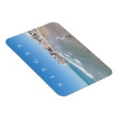 Sitges panoramisch uitzicht koelkastmagneet magneet (Rechterzijde)