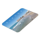 Sitges panoramisch uitzicht koelkastmagneet magneet (Linkerzijde)