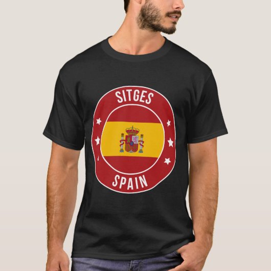 Sitges, Spain City T-Shirt (Voorkant)