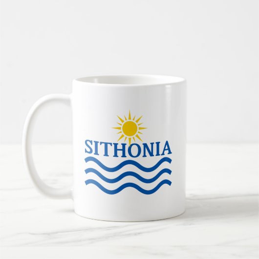 SITHONIA Griekenland-Sun Waves Koffiemok (Links)