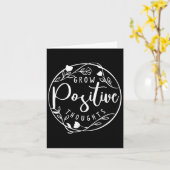 Sitive Affirmation And Sritual Or Grow Sitive Thou Kaart (Gele Bloem)