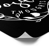 Sitive Affirmation And Sritual Or Grow Sitive Thou Poster (Hoek)