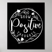 Sitive Affirmation And Sritual Or Grow Sitive Thou Poster (Voorkant)