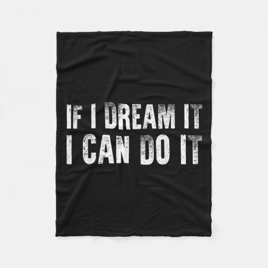 Sitive Affirmation Success Quote Men Women Teen Bo Fleece Deken (Voorkant)