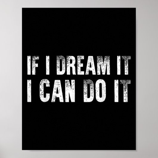 Sitive Affirmation Success Quote Men Women Teen Bo Poster (Voorkant)