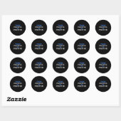 Sitive For Motivational Kindness - Sitive Message Ronde Sticker (Vel)