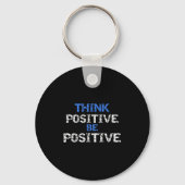 Sitive For Motivational Kindness - Sitive Message  Sleutelhanger (Voorkant)