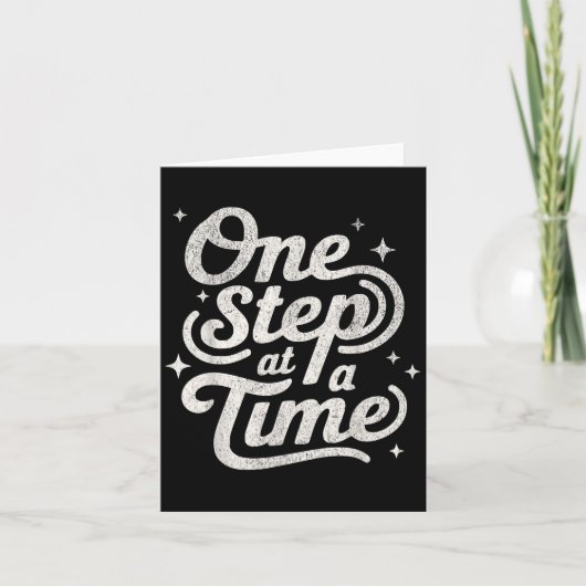 Sitive Insrational Motivational Quote Sitive Messa Kaart (Voorkant)