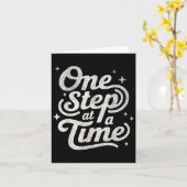 Sitive Insrational Motivational Quote Sitive Messa Kaart (Gele Bloem)