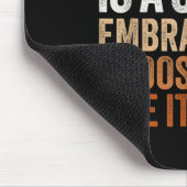 Sitive Message Retro Kindness Vintage Motivational Muismat (Hoek)