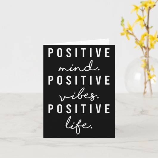 Sitive Mind Vibes Life Visualization Sitivity Moti Kaart (Gele Bloem)