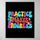 Sitive Motivation Practice Makes Progress Over Per Poster (Voorkant)